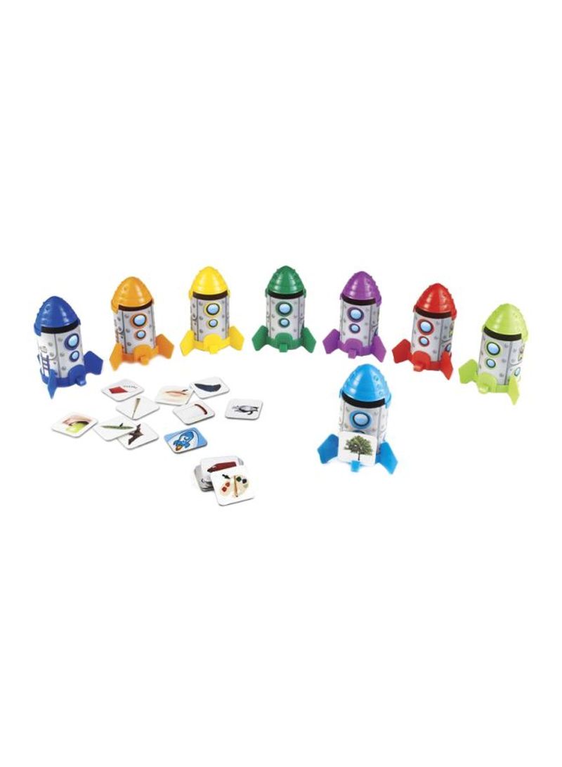 8-Piece Rhyme And Sort Rockets Educational Toy