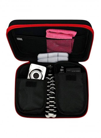 Protective Camera Bag Black/Red