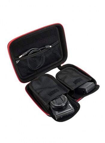 Protective Camera Bag Black/Red