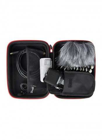 Protective Camera Bag Black/Red