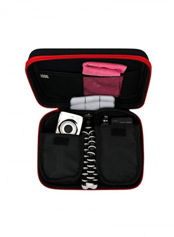 Protective Camera Bag Black/Red