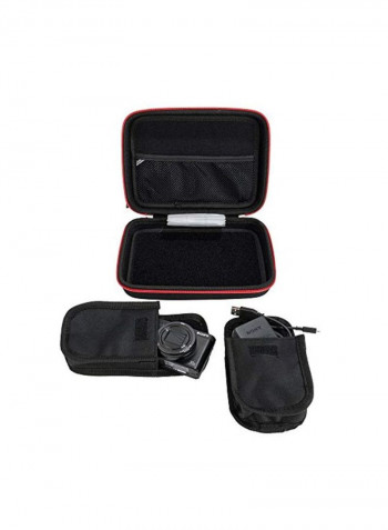 Protective Camera Bag Black/Red