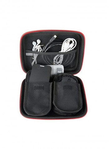 Protective Camera Bag Black/Red