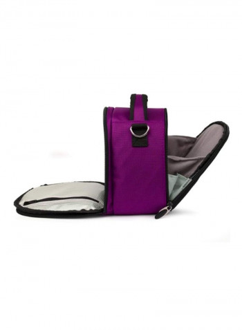 Protective Camera Bag For YI 4K Sports And Action Video Camera Purple/Black