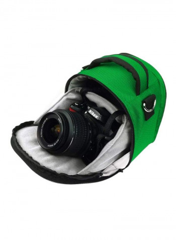 Protective Carrying Bag For Canon PowerShot Black/ForestGreen