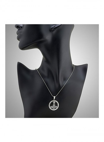 925 Sterling Silver Hammer Of Thor Pendant Necklace