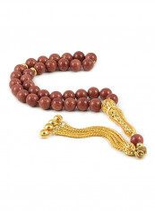 Goldstone Prayer Beads  Misbaha  Subha  Tasbih