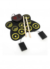 Portable Electronic Drum Pad Set