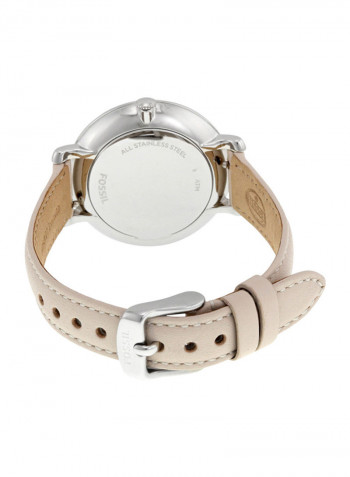 Women's Leather Analog Wrist Watch ES3793