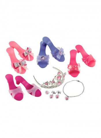 Dress Up Shoes And Jewellery Set