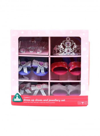 Dress Up Shoes And Jewellery Set
