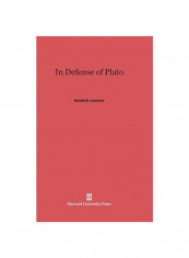 In Defense Of Plato Hardcover