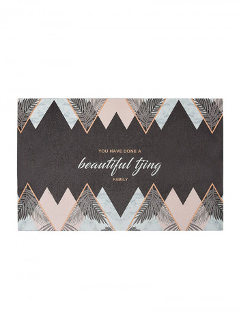 Soft Fluffy Floor Doormat Multicolour 138 x 39centimeter