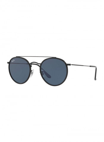 Double Bridge Round Sunglasses - Lens Size: 51 mm