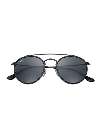 Double Bridge Round Sunglasses - Lens Size: 51 mm