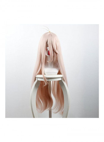 2-Piece Long Light Wave Cosplay Wig With Cap Set Blonde 31.52inch