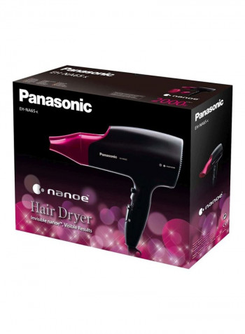 Professional Hair Dryer Black/Pink 26x30x10cm