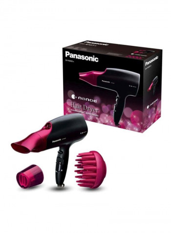 Professional Hair Dryer Black/Pink 26x30x10cm