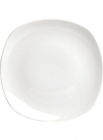 Modern Square Shape Food Plate White