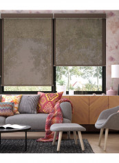 Single Protect Plus Roller Shade Brown 120x175cm