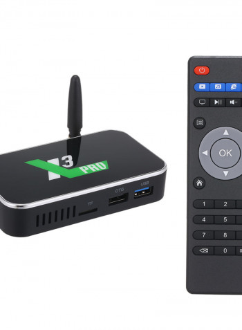 X3 PRO Android 9.0 TV Box V7110EU_P Black
