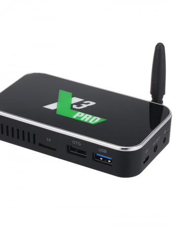 X3 PRO Android 9.0 TV Box V7110EU_P Black
