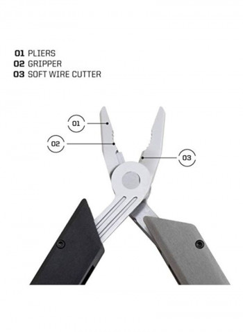 Multitool With Plier Silver