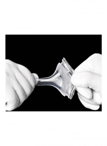 Baby's Anti-fall Glass Bottle with Straw