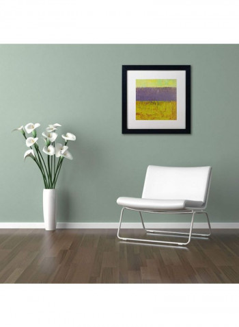 Way Series Lake White Matte Artwork Wall Art Multicolour 16 x 16inch