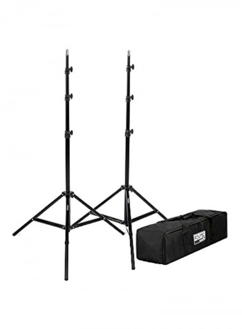 Photography And Video Light Stand Kit Black