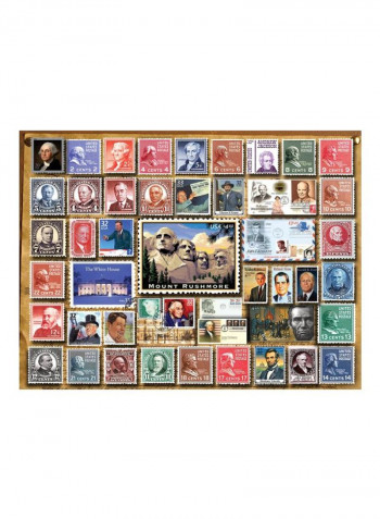 1000-Piece Presidential Stamps Jigsaw Puzzle Set 1243