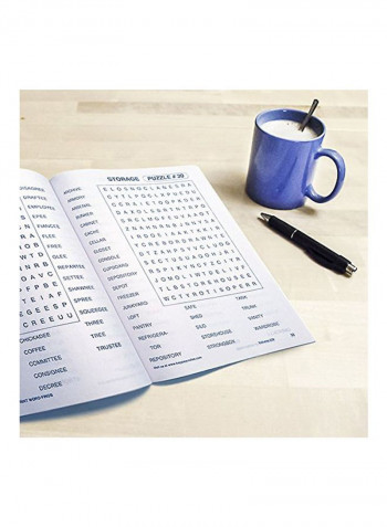 4-Piece Word Search Puzzle Book Set