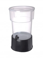 Break-Resistant Beverage Dispenser With Base Clear/Black 5gallon reviews Break-Resistant Beverage Dispenser With Base Clear/Black 5gallon