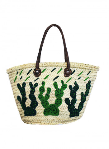 Oasis Basket Tote Bag Multicolour