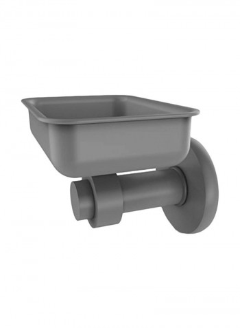 Mercury Collection Wall Mounted Soap Dish Grey