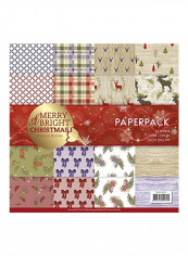 23-Piece Craft Paper Pink/White/Green