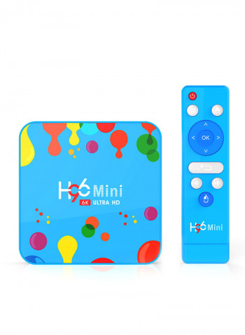 Mini Smart Andorid TV Box H96 Blue