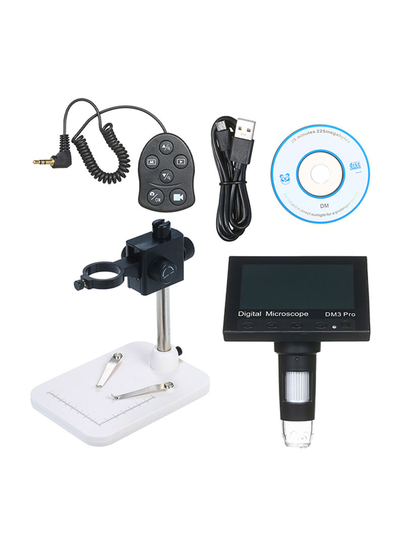 Portable Video Camera  LED Digital Microscope With Holder And Accessories