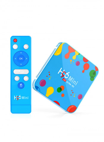 Smart Android TV Box H96 Blue