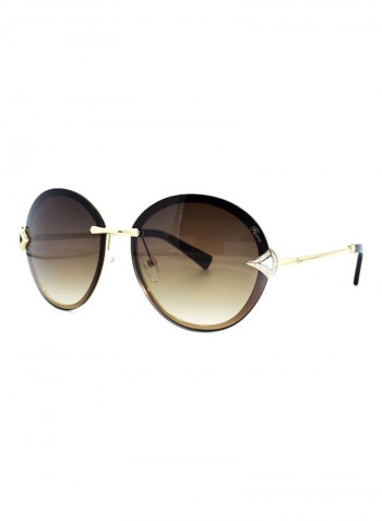 Women's UV Protected Round Sunglasses