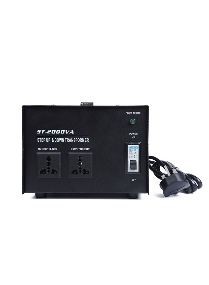 Household Electrical Appliance Voltage Converter Black 31.3 x 20.7 x 25.3centimeter