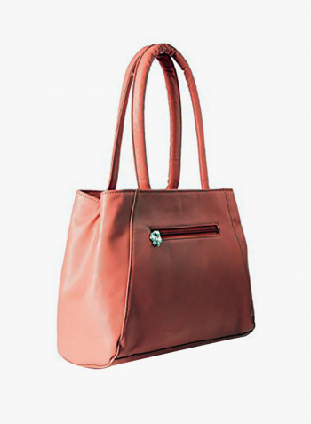 Polyester Blend Shoulder Bag Orange