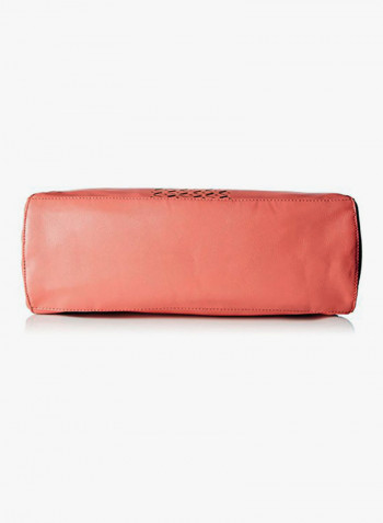 Polyester Blend Shoulder Bag Orange