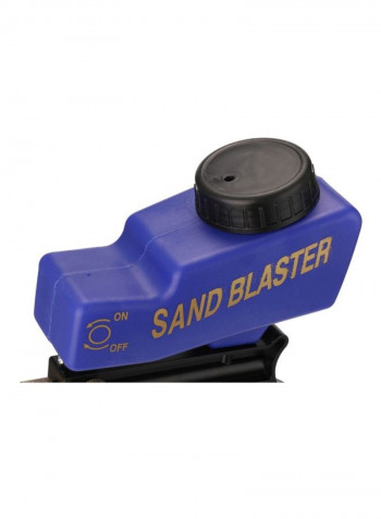 Portable Sandblaster Machine Blue 30.5x12x27centimeter