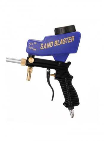 Portable Sandblaster Machine Blue 30.5x12x27centimeter