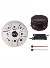 8-Tone Tongue Drum With Mallets & Carry Bag