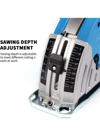Multifunctional Universal Acrylic Electric Mini Circular Saw Multicolour