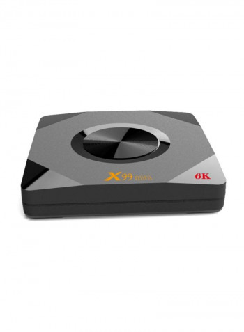 Android TV Set Top Box With Remote Control X99 Mini Black/Grey