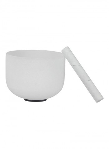 Crystal Singing Bowl B Note with Mallet