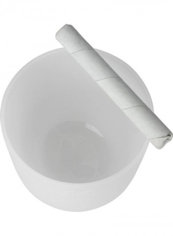 Crystal Singing Bowl B Note with Mallet